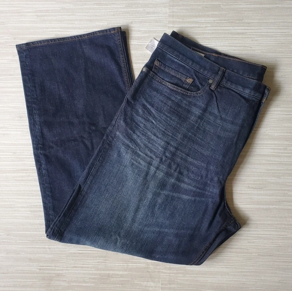 Banana Republic Men's Classic Straight Leg Jeans Dark Indigo Size 44 x 32 RT$120